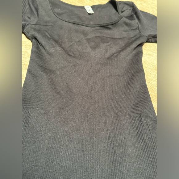 Black Long Sleeve ribbed Jumpsuit Small - Picture 2 of 6